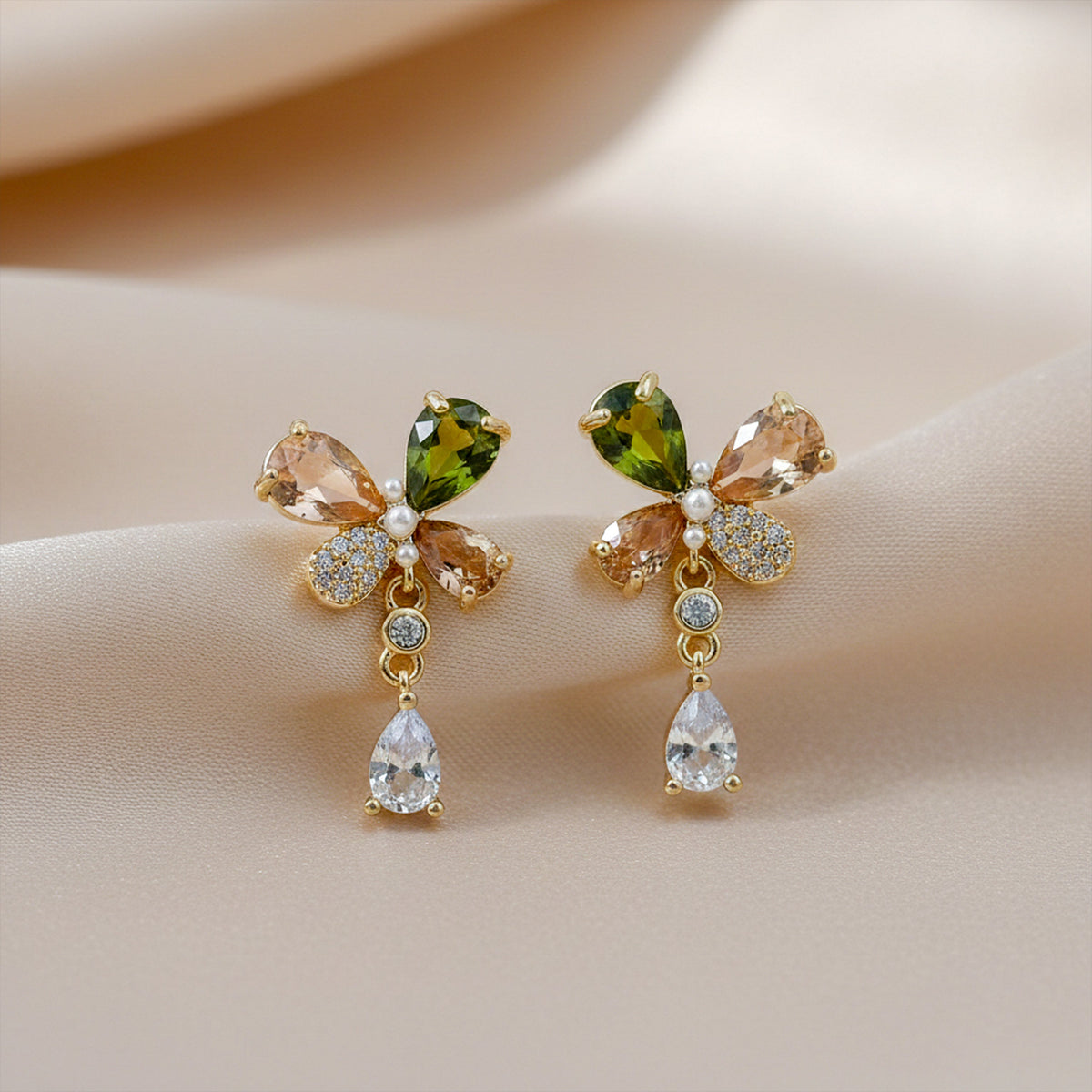 Enchanted Garden Luxe Earrings jewellery product view 3