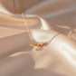 Luxe Golden Butterfly Charm Necklace jewellery product view 2