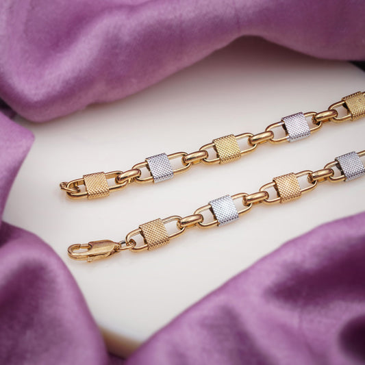 Crown Edition Gold Silver Chain jewellery product view 2