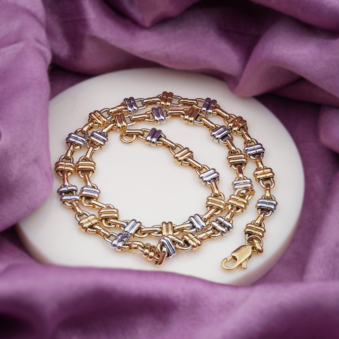 Prestige Dual Tone Statement Chain jewellery product view 1