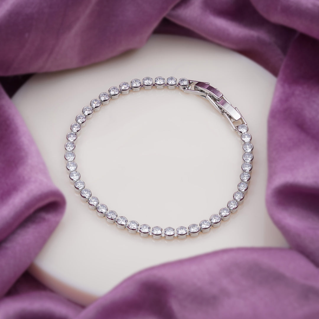 Radiant Line Crystal Bracelet jewellery product view 13