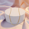 Aurum Luxe Minimal Gold Chain jewellery product view 1