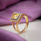 Elite Square Stone Ring jewellery product view 3