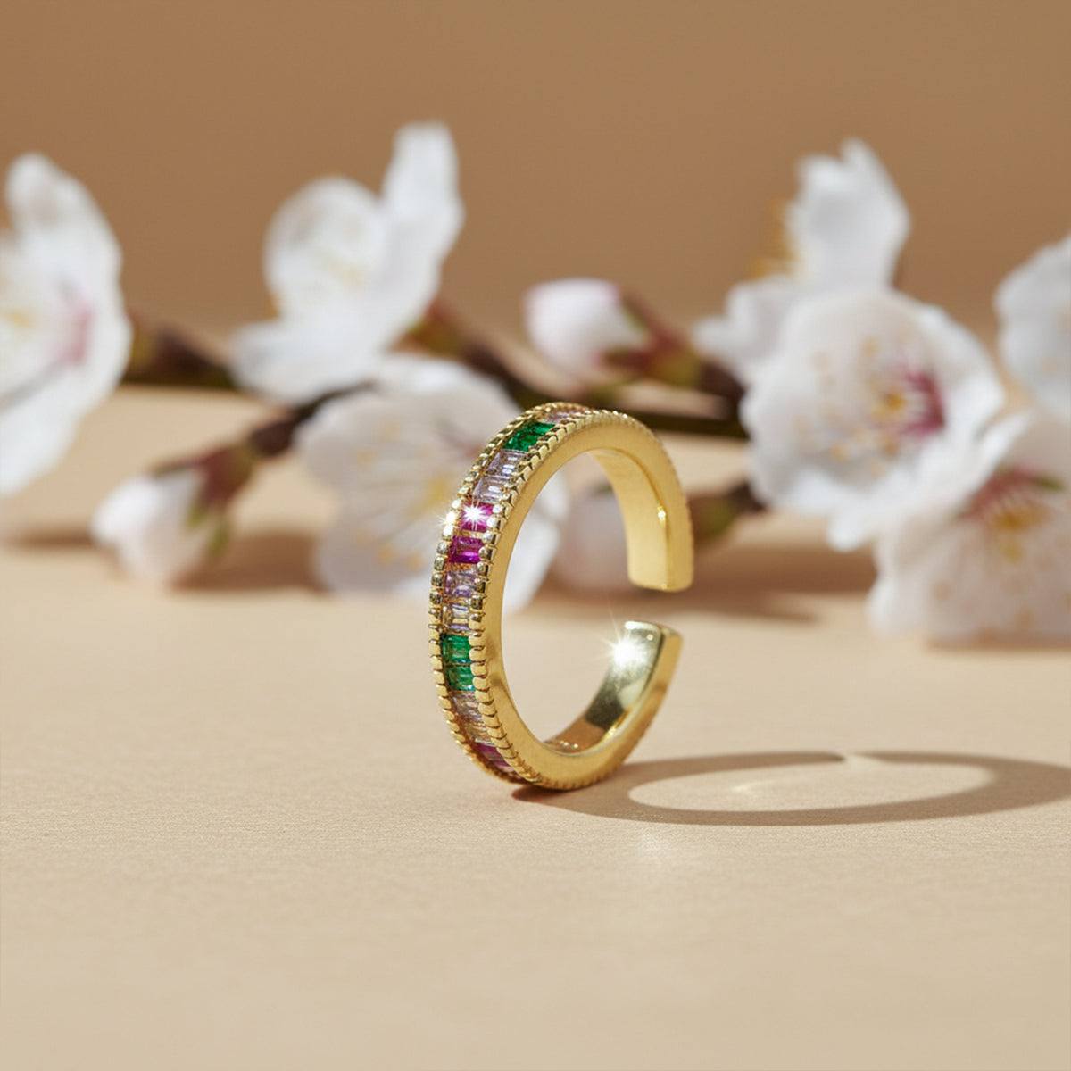 Luxe Prism Crystal Ring jewellery product view 2