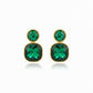 Green Gemstone Earrings jewellery product view 6