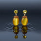 Sunlit Elegance Cat Eye Earrings jewellery product view 4