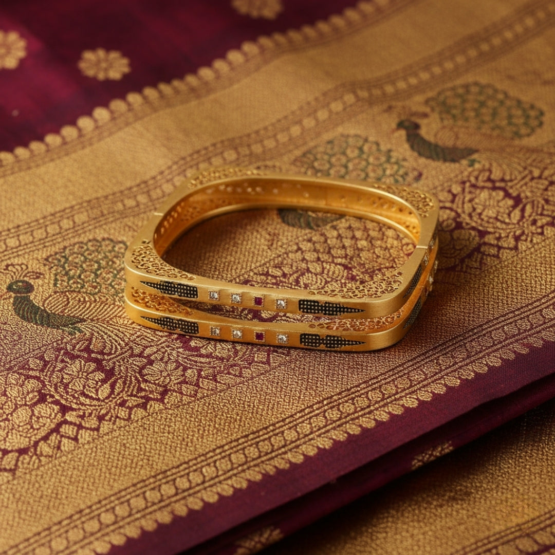 Riivaaz Squre Bangles jewellery product view 2