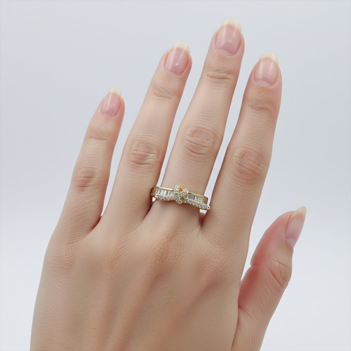 Luxe Infinity Knot Ring jewellery product view 3
