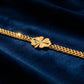 Elite Gold Nazar Clover Bracelet jewellery product view 7