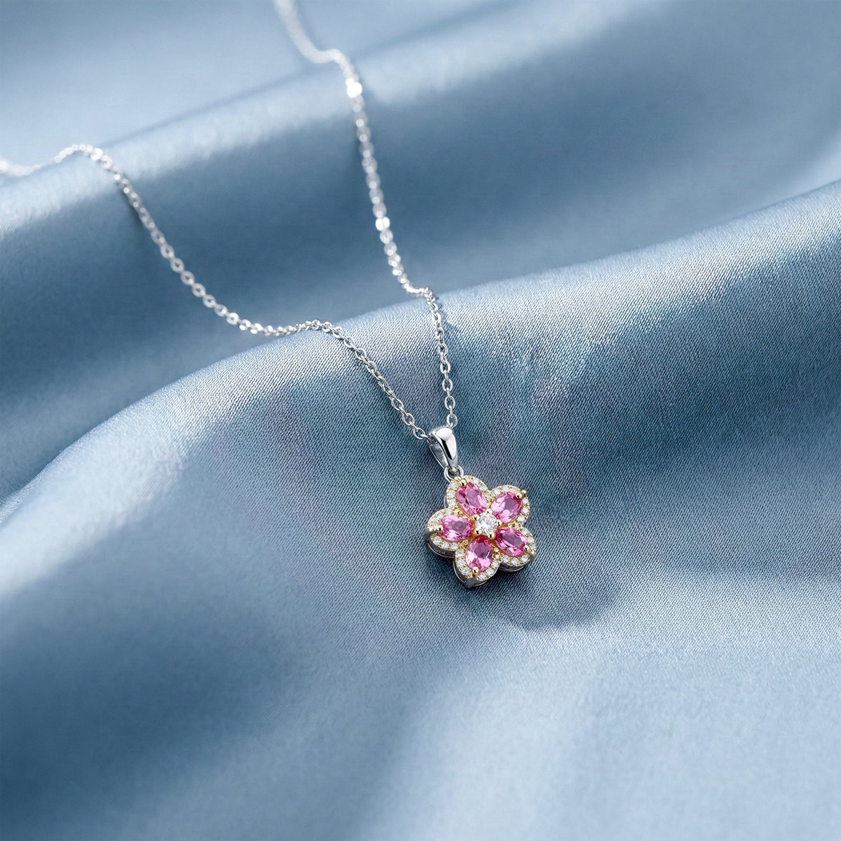 Rose Bloom Luxe Pendant Necklace jewellery product view 5