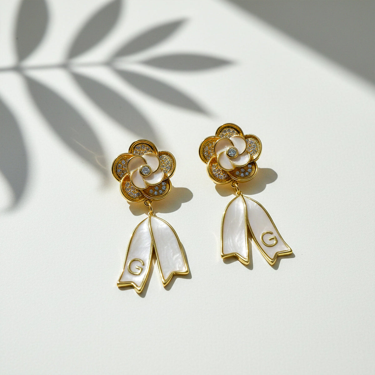 Aurelia Floral Grace Earrings jewellery product view 5