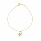 Gold Swan Pearl Pendant Necklace jewellery product view 5