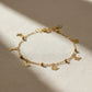 Veloura Butterfly Charm Anklet jewellery product view 1