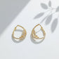 Elite Halo Zircon Hoop Earrings jewellery product view 7