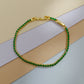 Green Emerald Tennis Bracelet jewellery product view 2