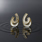 Zircon Arc Statement Earrings jewellery product view 3