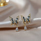 Elegant Noir Butterfly Earrings jewellery product view 1
