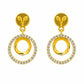 Zari Circles Earrings jewellery product view 2