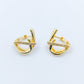 Royal Infinity Twist Gold Earrings jewellery product view 8