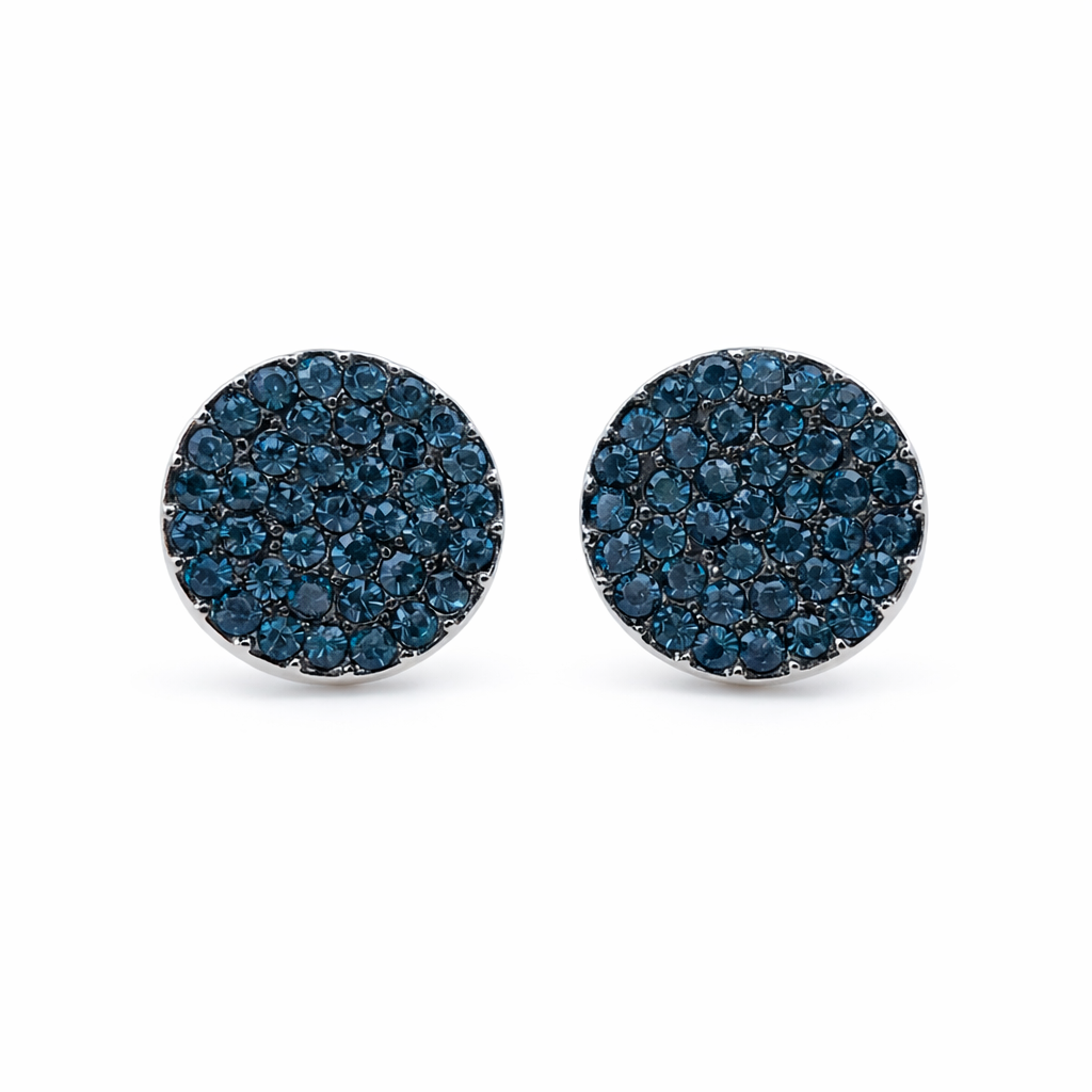 Sapphire Spark Pave Earrings jewellery product view 5