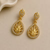 Kamal Leaf Earrings jewellery product view 1