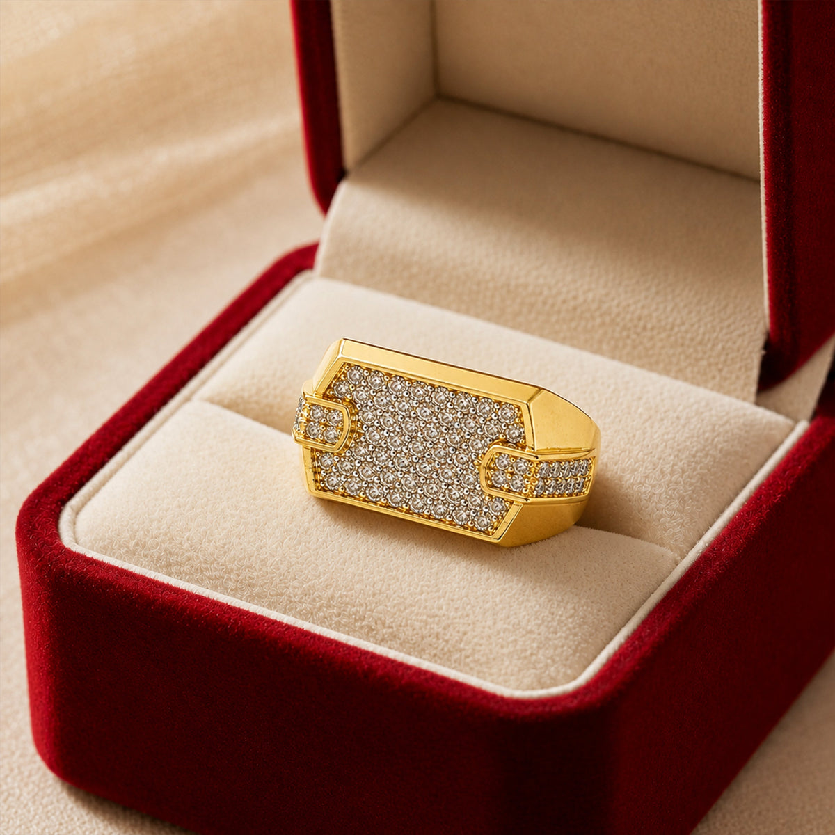 Creston Gold Ring jewellery product view 3