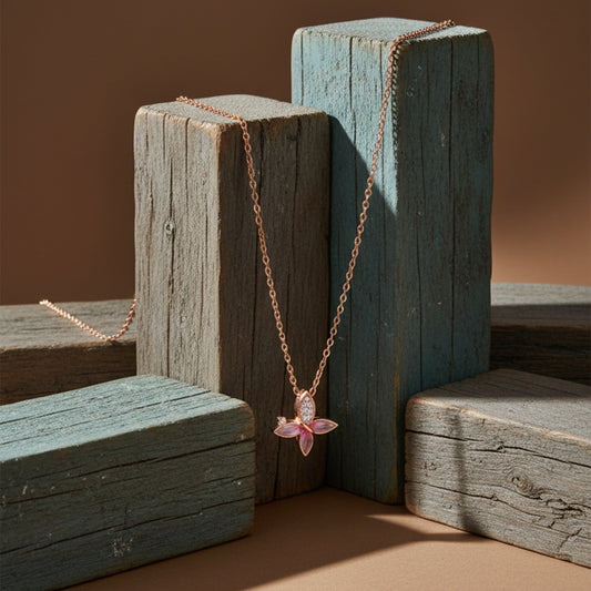 Kusuma Flora Necklace jewellery product view 1