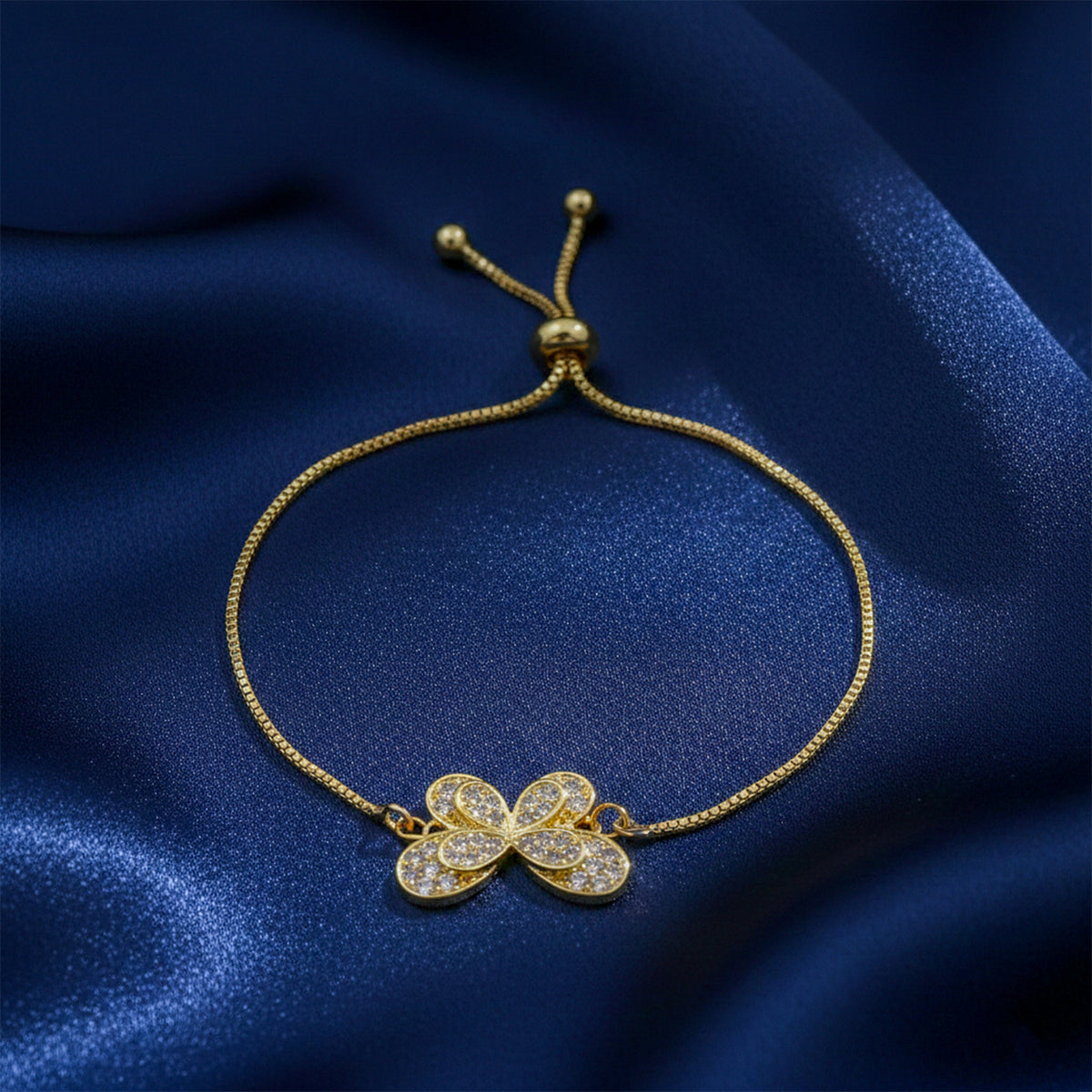 Golden Papillon Elegance Bracelet jewellery product view 4