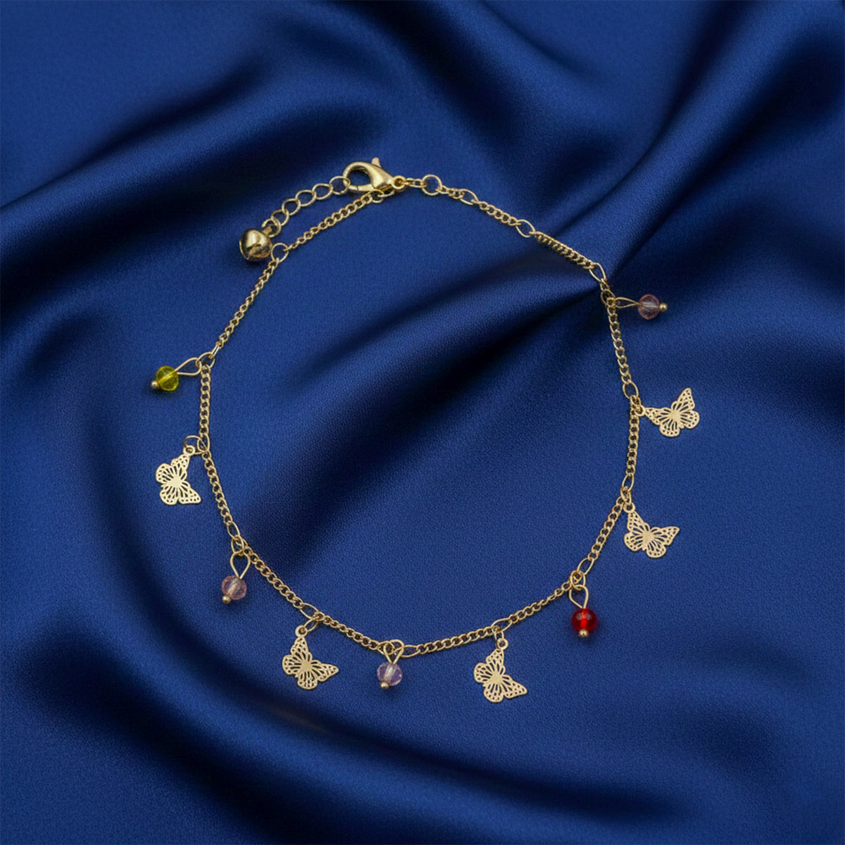 Butterfly Bliss Luxury Anklet jewellery product view 3
