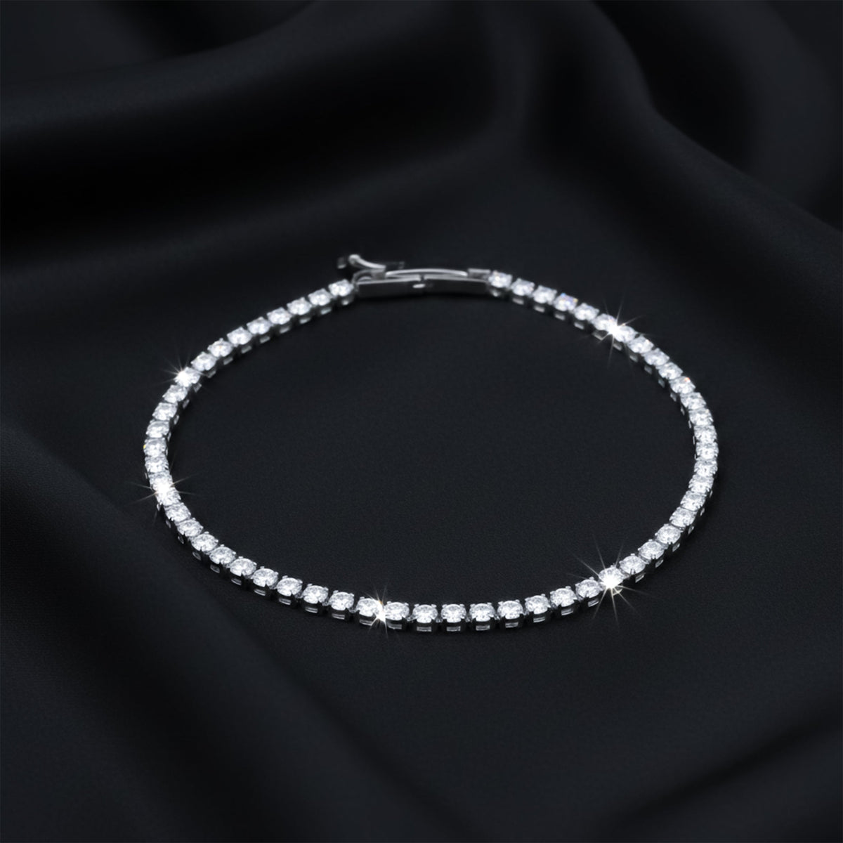 Celestia Luxe Diamond Tennis Bracelet jewellery product view 5