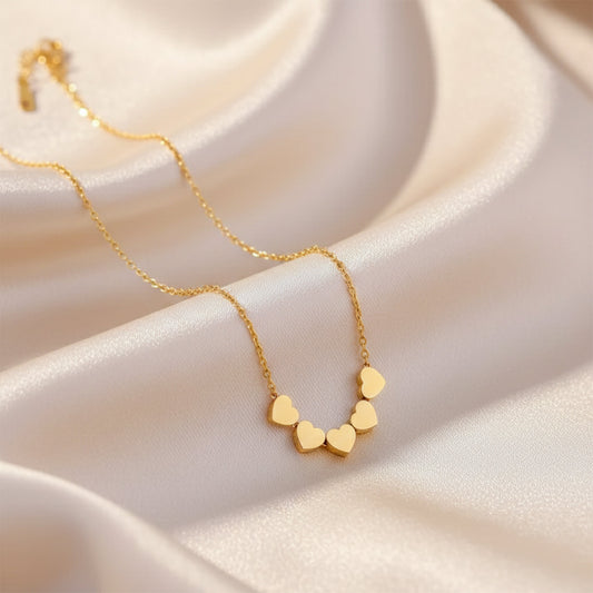 Ruhi Heart Necklace jewellery product view 1