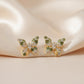 Emerald Flutter Luxe Earrings jewellery product view 1