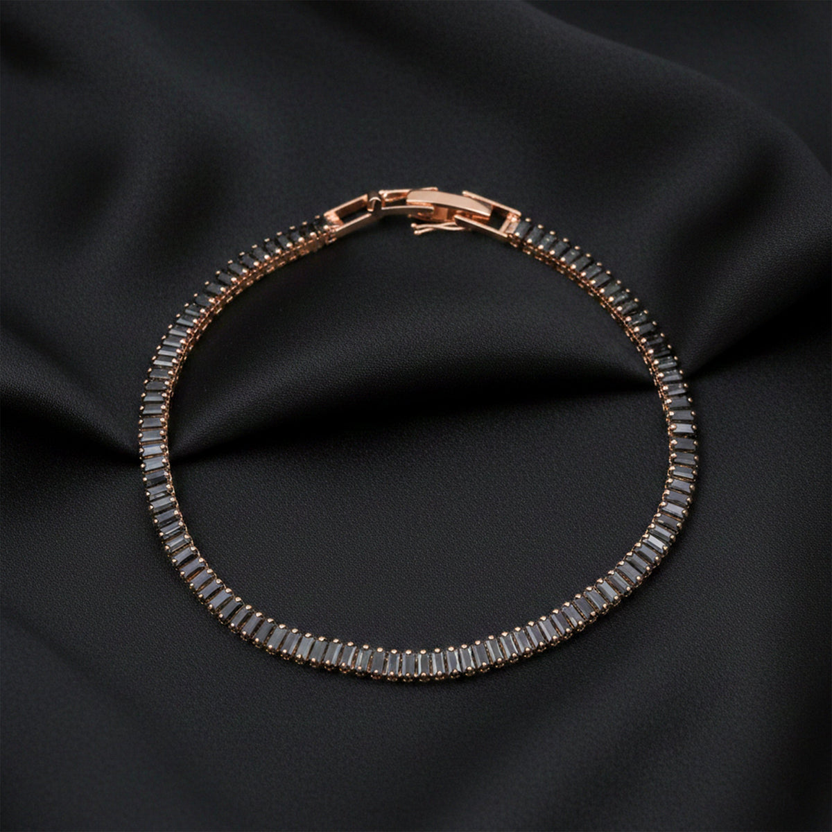 Precision Shine Baguette Bracelet jewellery product view 1