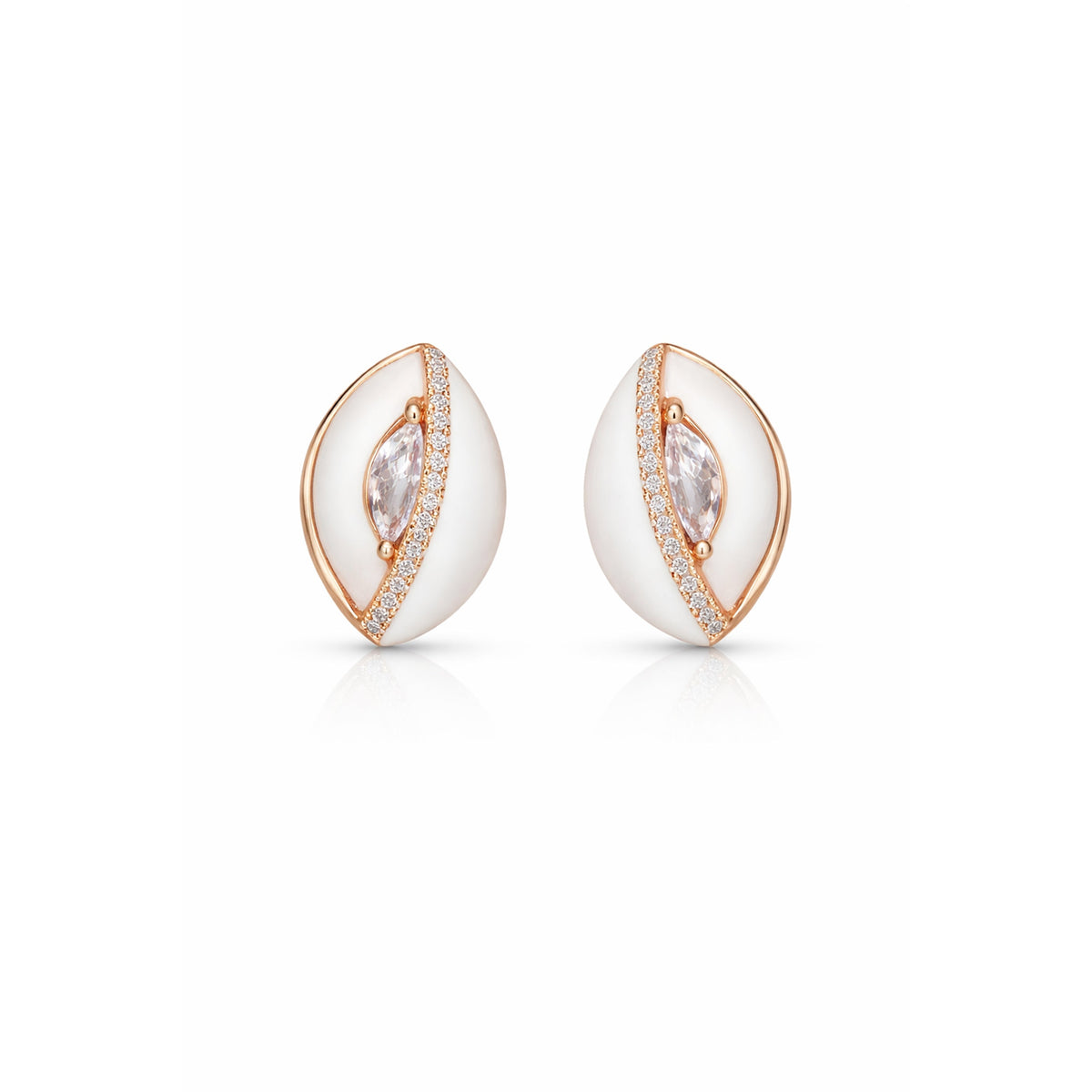 Cowrie Studs Earrings jewellery product view 7