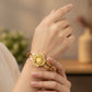 Luxora Floral Gold Kada jewellery product view 4