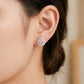 Rose Glow Floral Halo Earrings jewellery product view 3