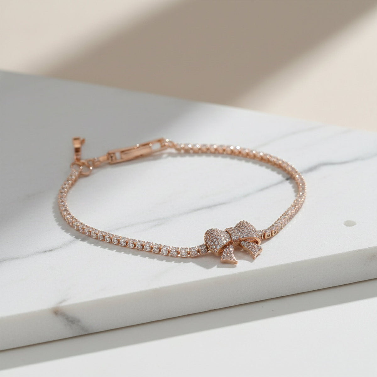 Royal Ribbon Diamond Bracelet jewellery product view 4