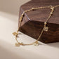 Minimalist Gold Heart Charm Anklet jewellery product view 2