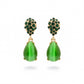 Green Cat Eye Drop Earrings jewellery product view 6