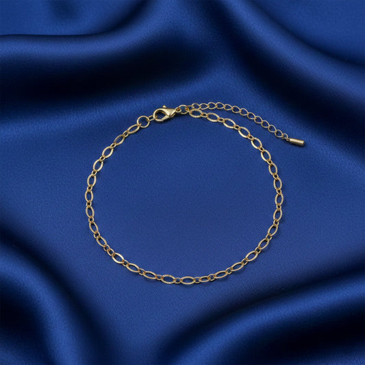 Celeste Fine Gold Anklet jewellery product view 2