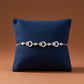 Starluxe Pink Crystal Halo Silver Bracelet jewellery product view 4