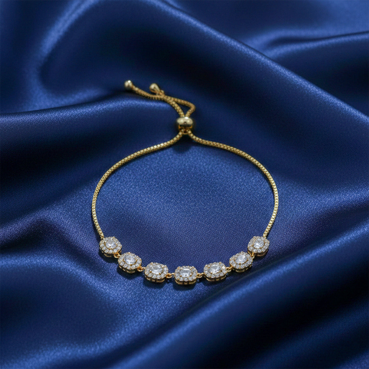 Luxpenny Royal Oval CZ Bracelet jewellery product view 4