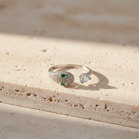 Regalia Emerald Diamond Ring jewellery product view 1