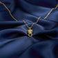 Panther Head Gold Necklace jewellery product view 2