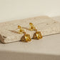 Amber Glow Floral Earrings jewellery product view 3