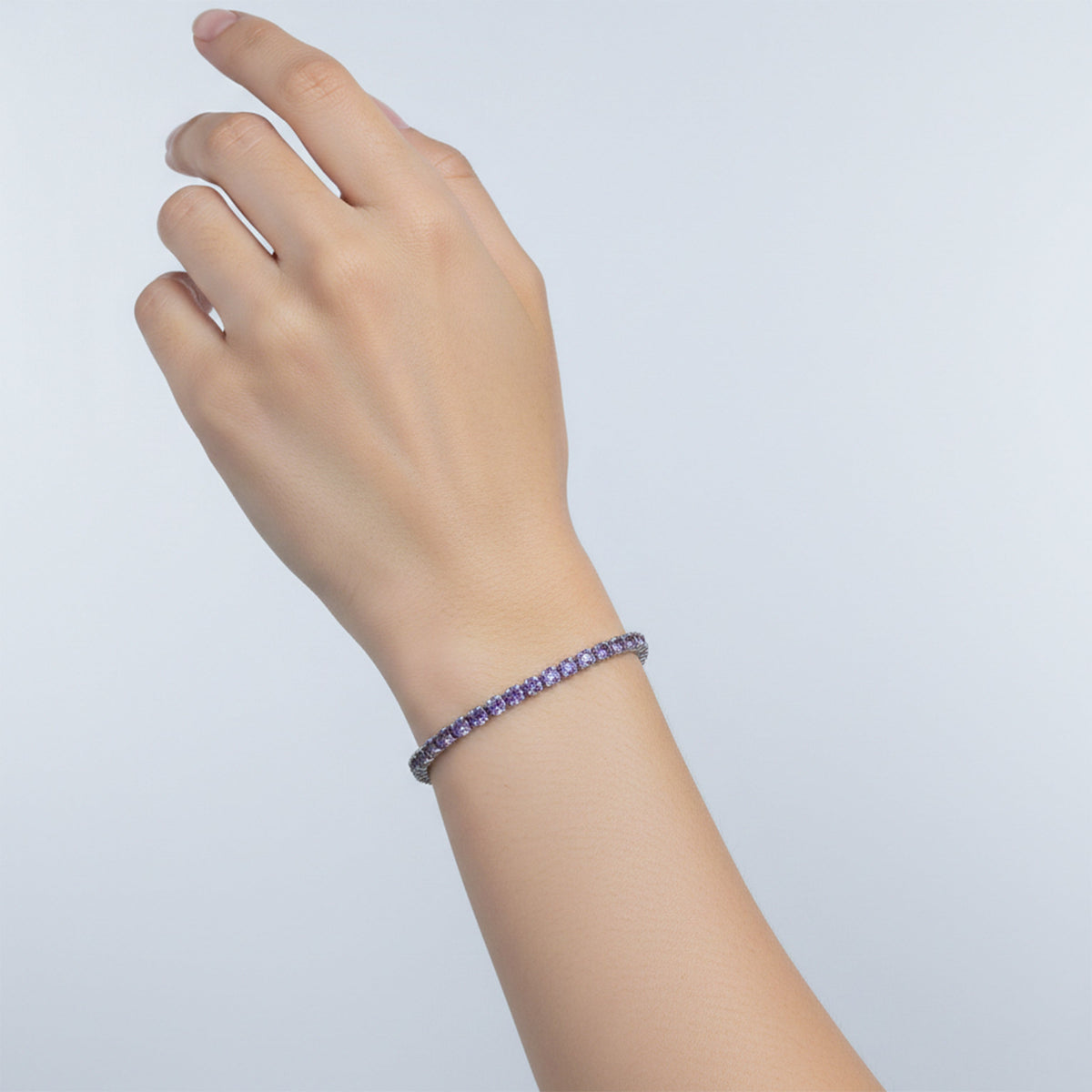 Lavender Luxe Tennis Bracelet jewellery product view 3