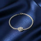 Infinity Blossom Tennis Bracelet jewellery product view 3