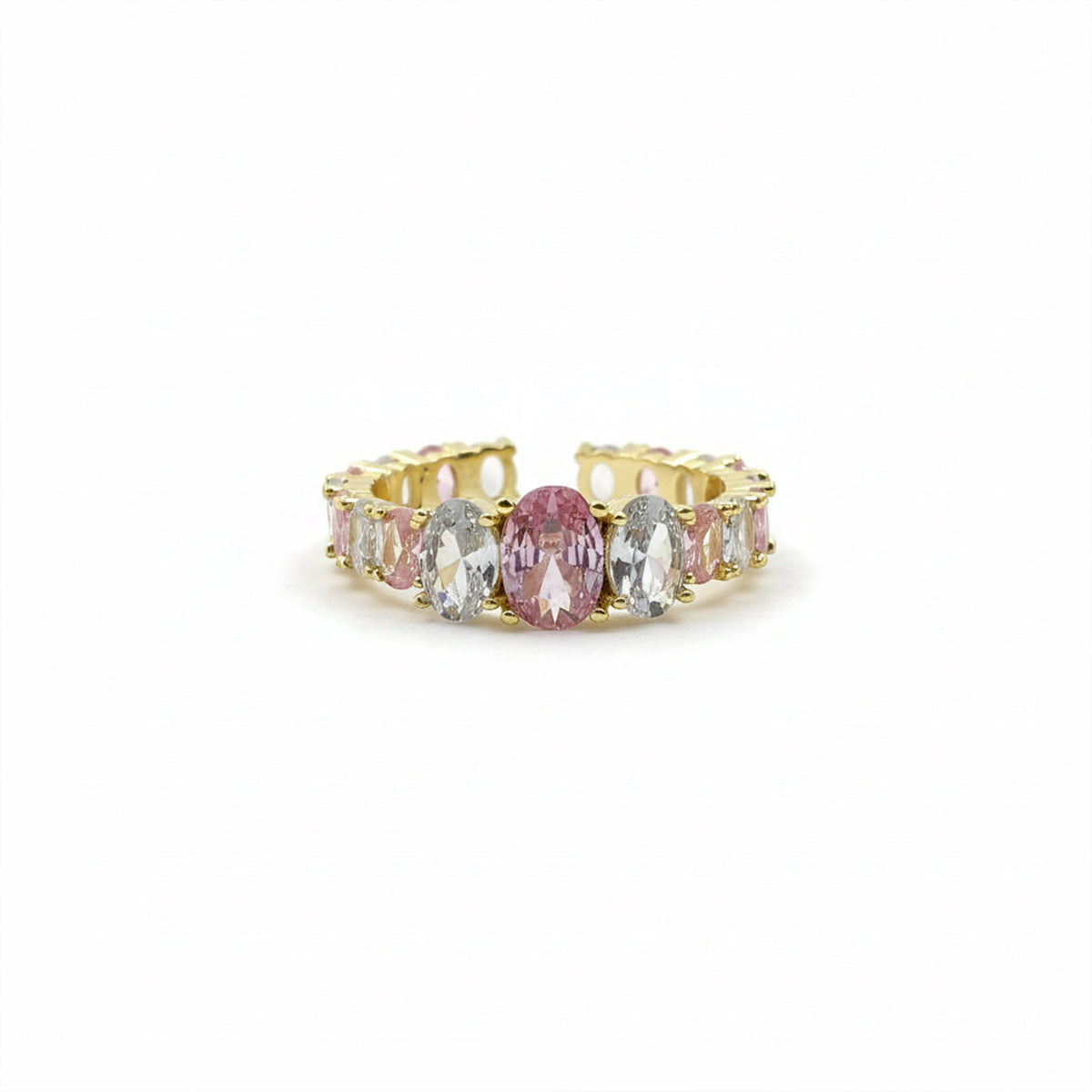 Radiance Multistone Cocktail Ring jewellery product view 5