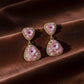 Rose Bloom Designer Earrings jewellery product view 2