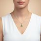 Royal Emerald Drop Necklace jewellery product view 4